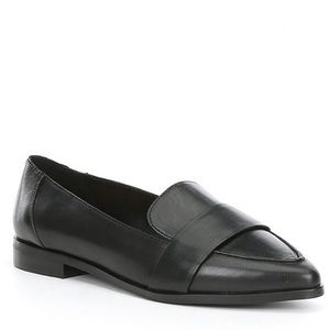 Gibson & Latimer Isla Leather Block Heel Loafers